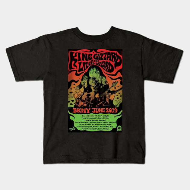 Murder of the Universe - A King Gizzard and The Lizard Wizard Odyssey Kids T-Shirt by Church Green